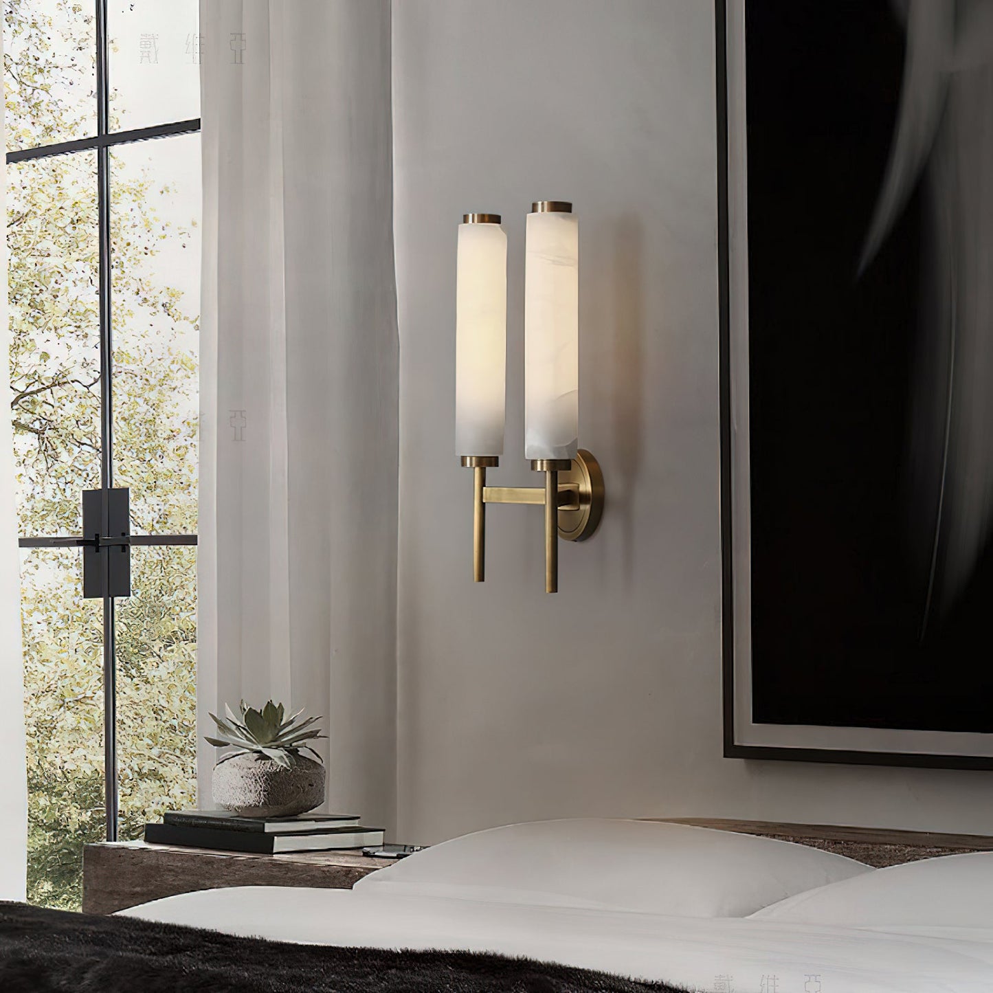 Brindisi Alabaster Wall Lamp – Dimmable, view 18