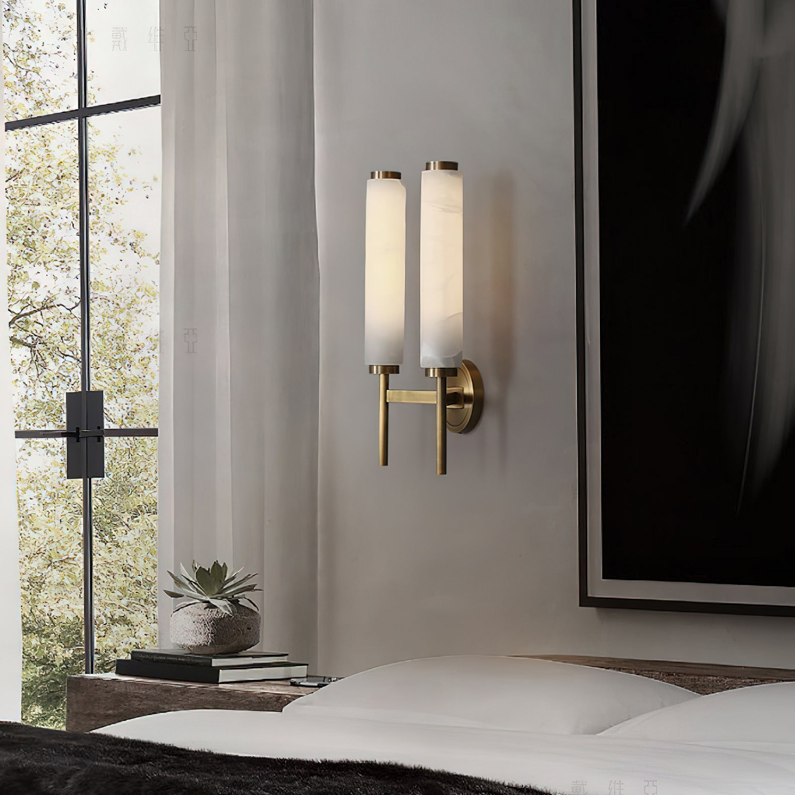 Brindisi Alabaster Wall Lamp – Dimmable, view 18