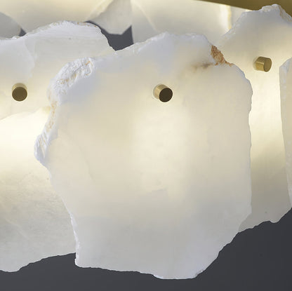 Burton Alabaster Chandelier, view 20