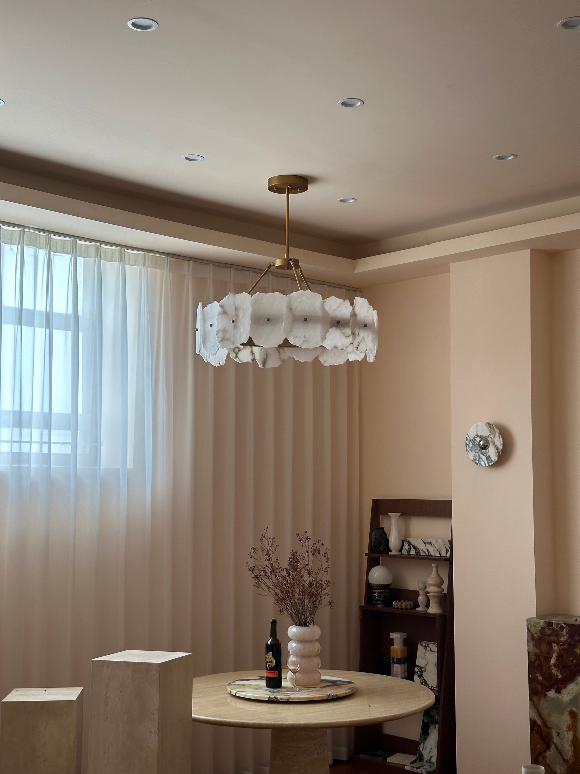 Burton Alabaster Chandelier