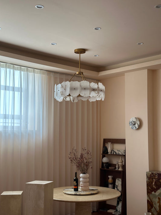 Burton Alabaster Chandelier
