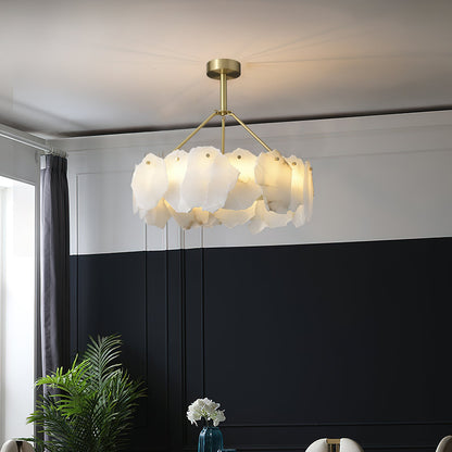 Burton Alabaster Chandelier, view 5