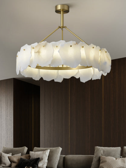 Burton Alabaster Chandelier, view 6