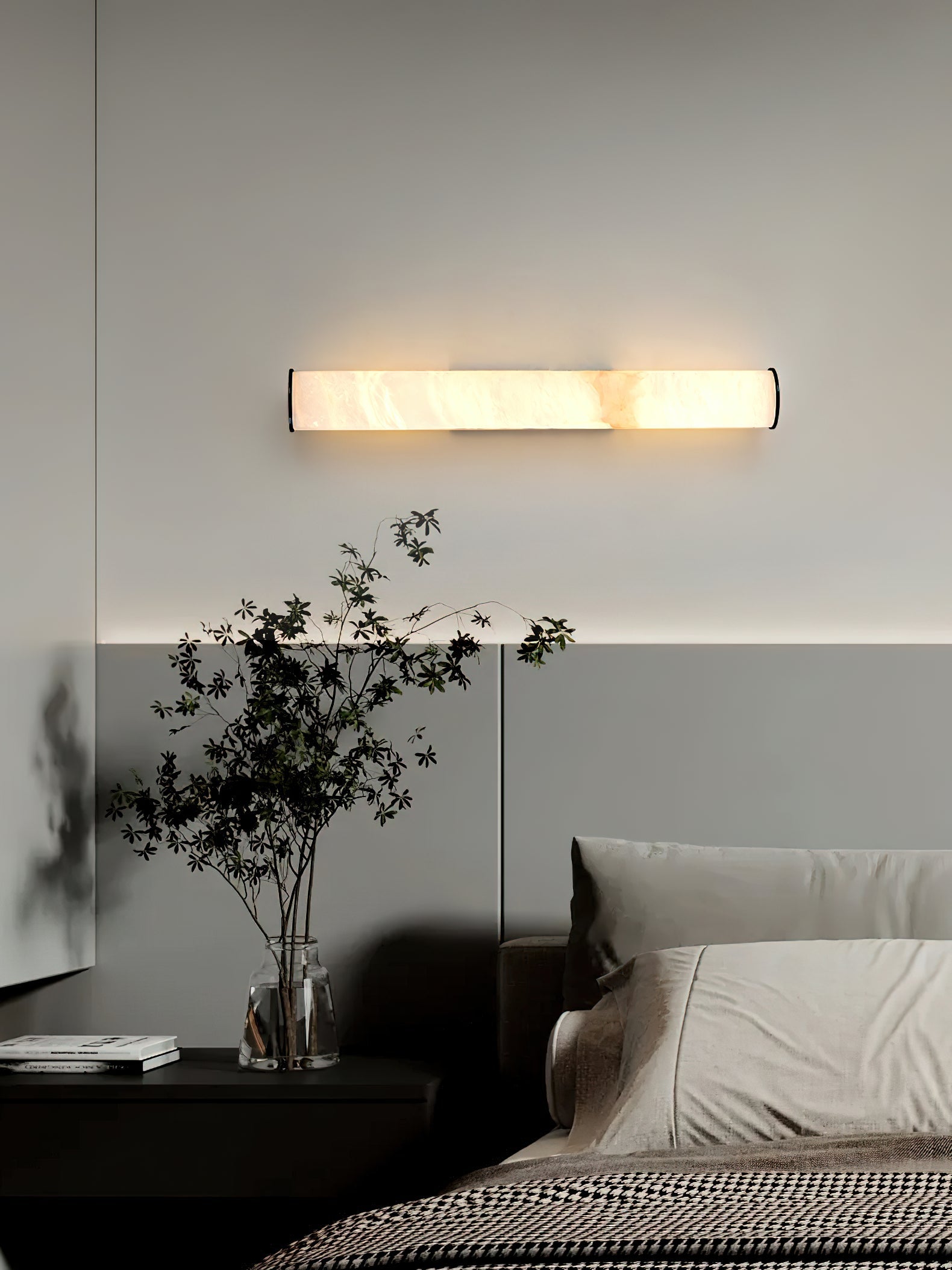 Callisto Alabaster Sconce – Dimmable, view 15
