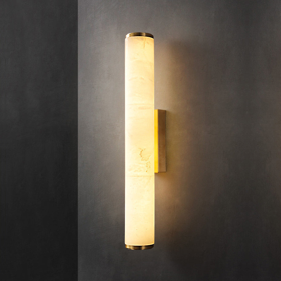 Callisto Alabaster Sconce – Dimmable