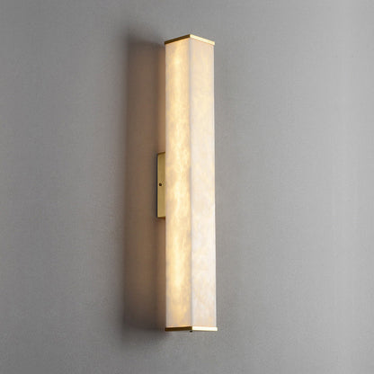 Callisto Alabaster Sconce – Dimmable, alternate view