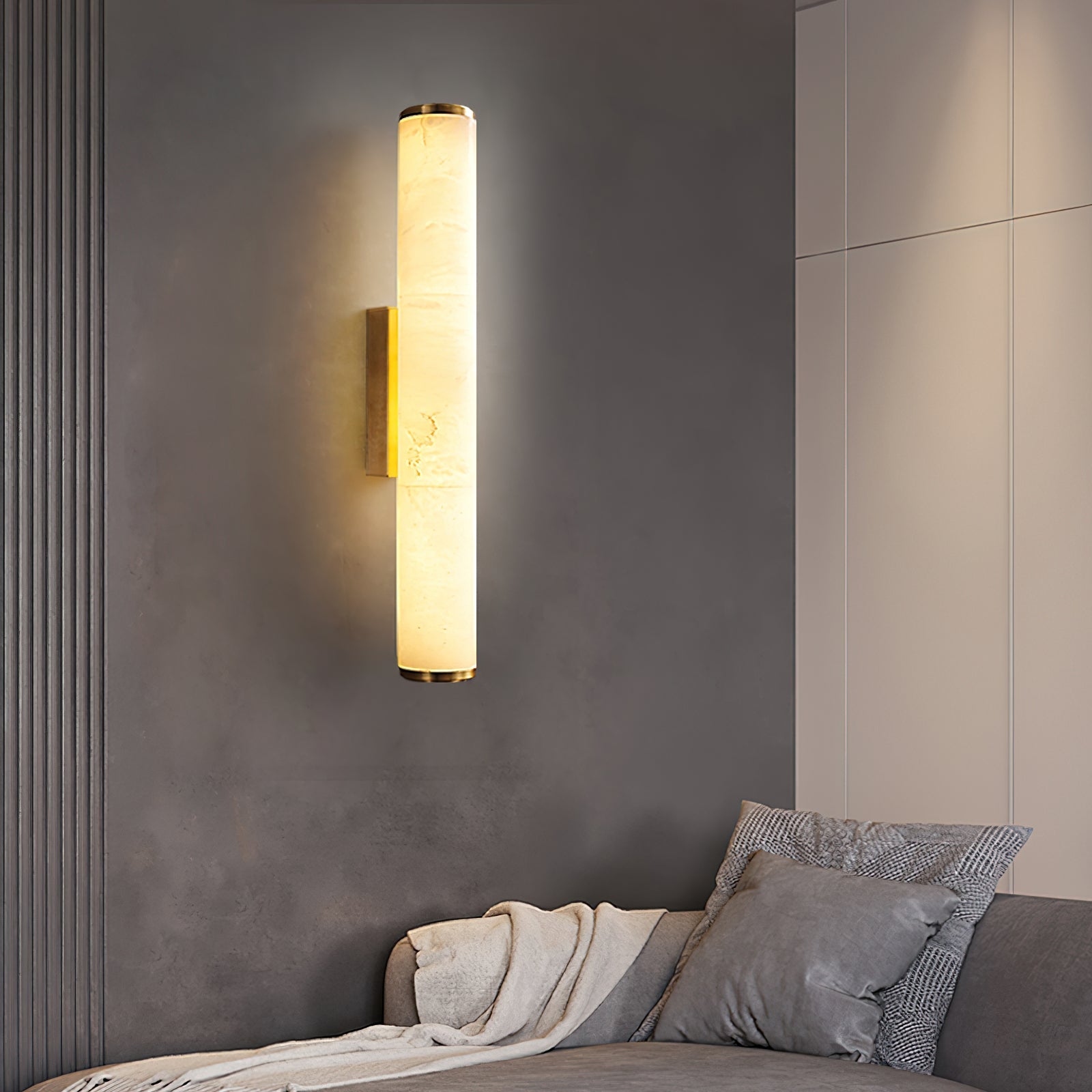 Callisto Alabaster Sconce – Dimmable, view 4