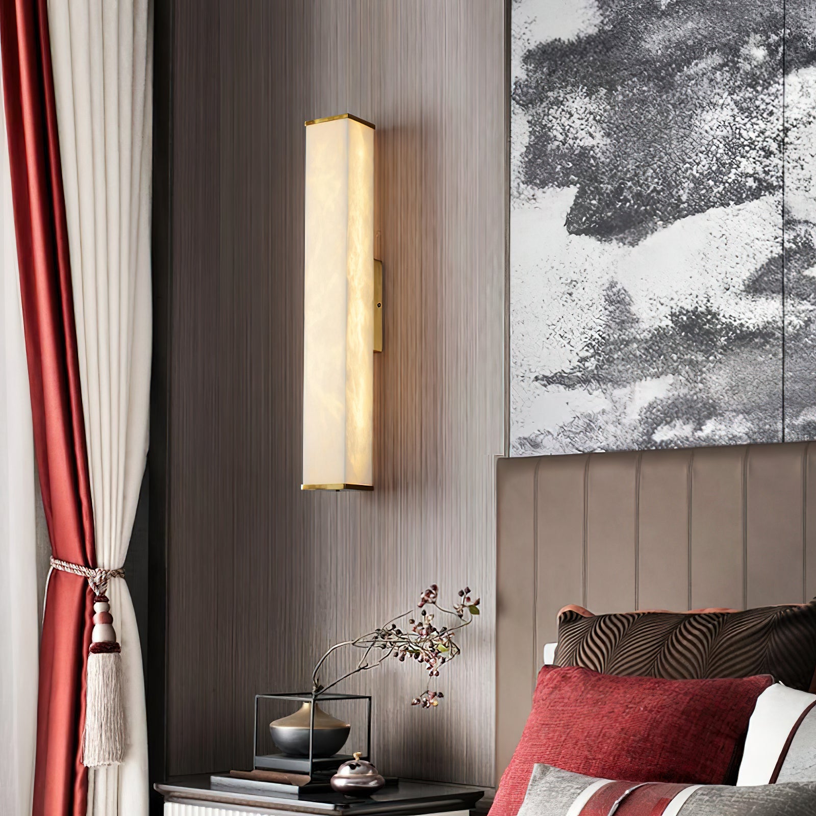 Callisto Alabaster Sconce – Dimmable, view 7