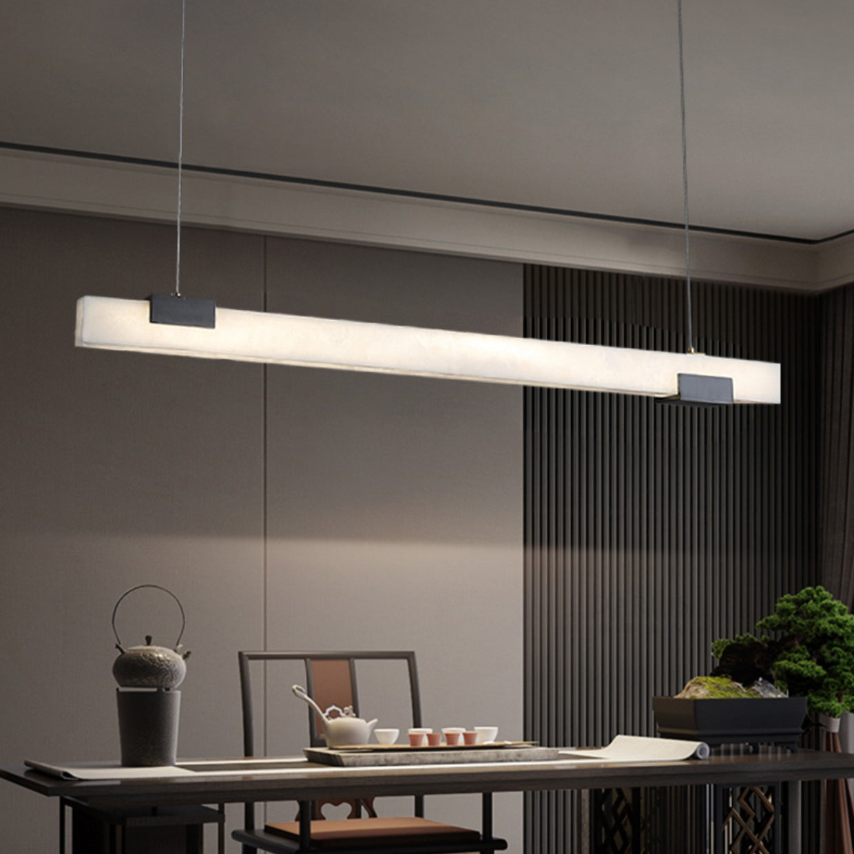 Cary Alabaster Pendant Light, view 4