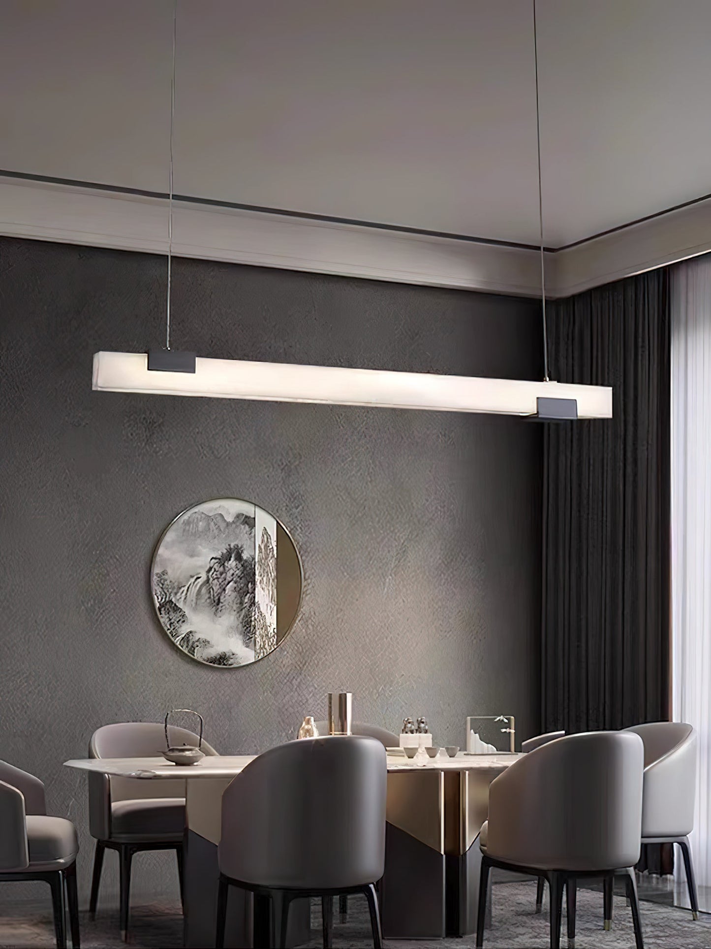 Cary Alabaster Pendant Light, view 7