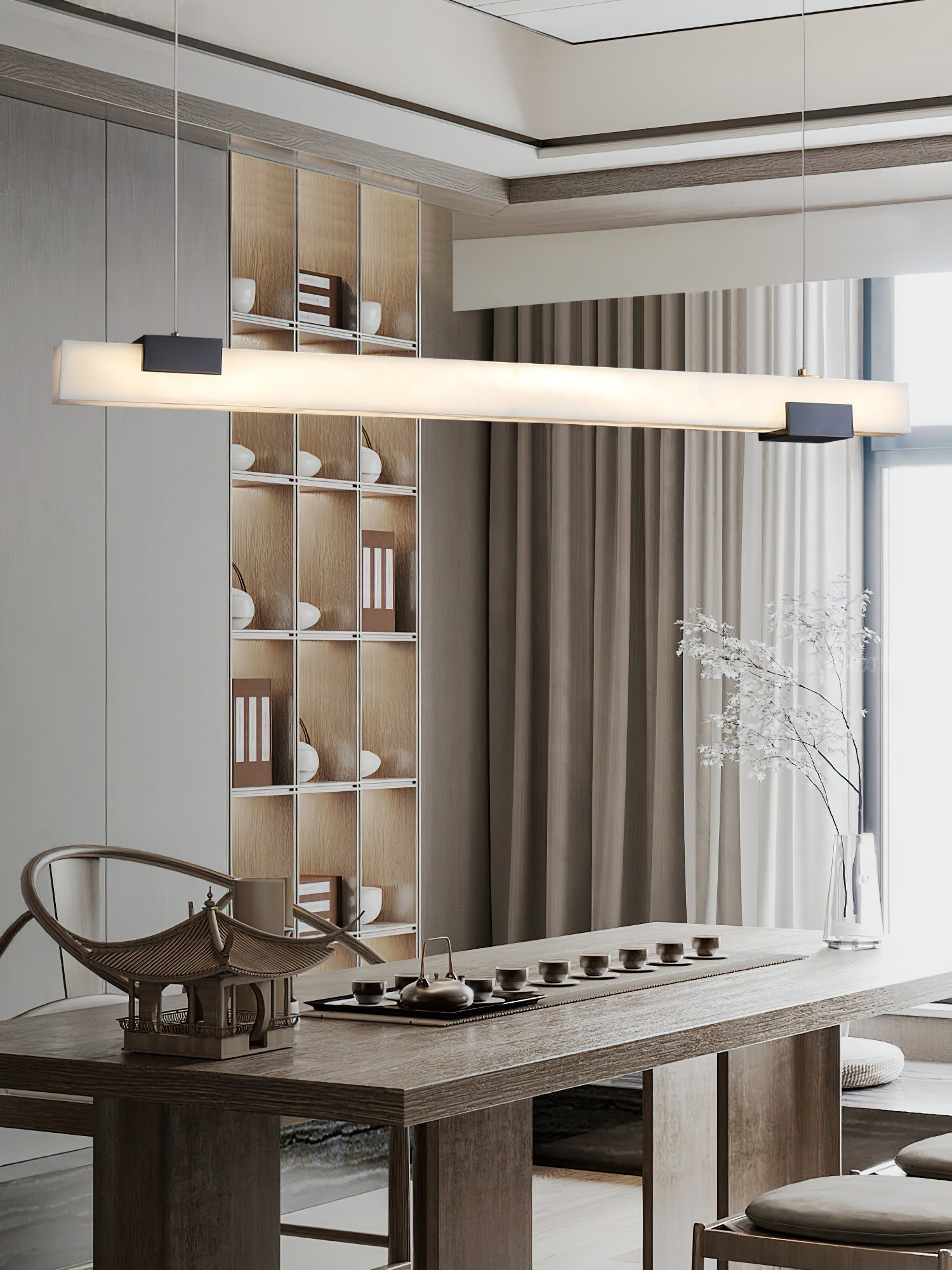 Cary Alabaster Pendant Light, view 8