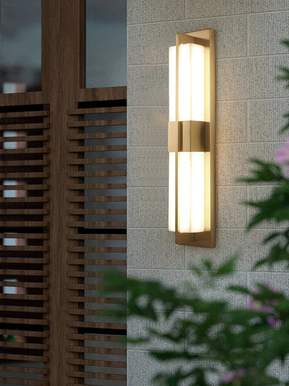 Cecily LED Alabaster Sconce, view 12