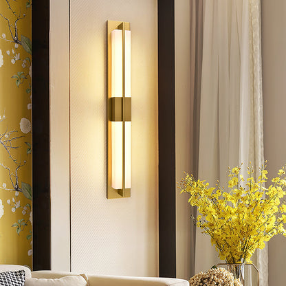 Cecily LED Alabaster Sconce, view 8