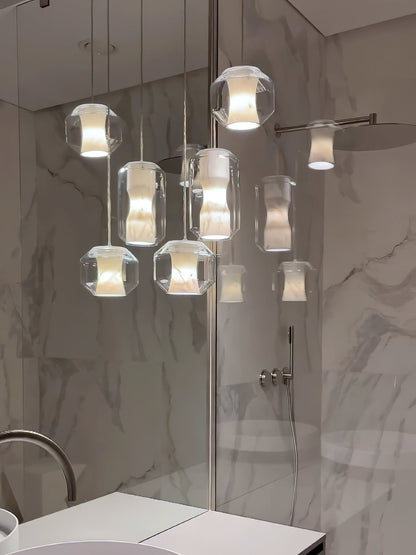 Glass Alabaster Pendant Lamp, view 24
