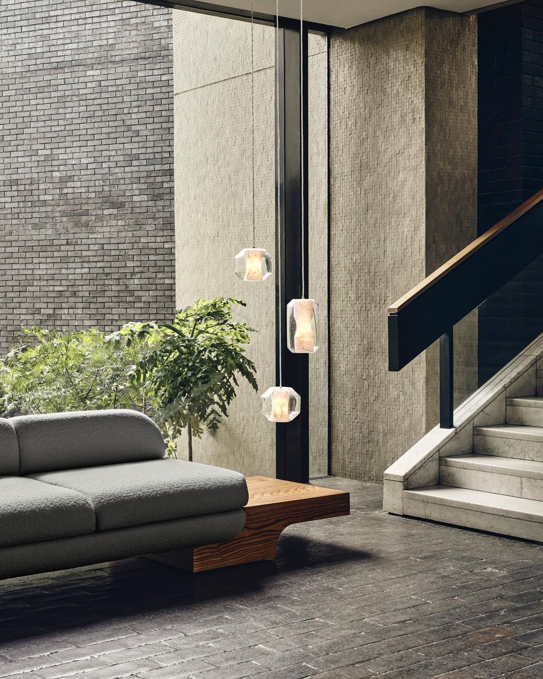 Glass Alabaster Pendant Lamp, view 34