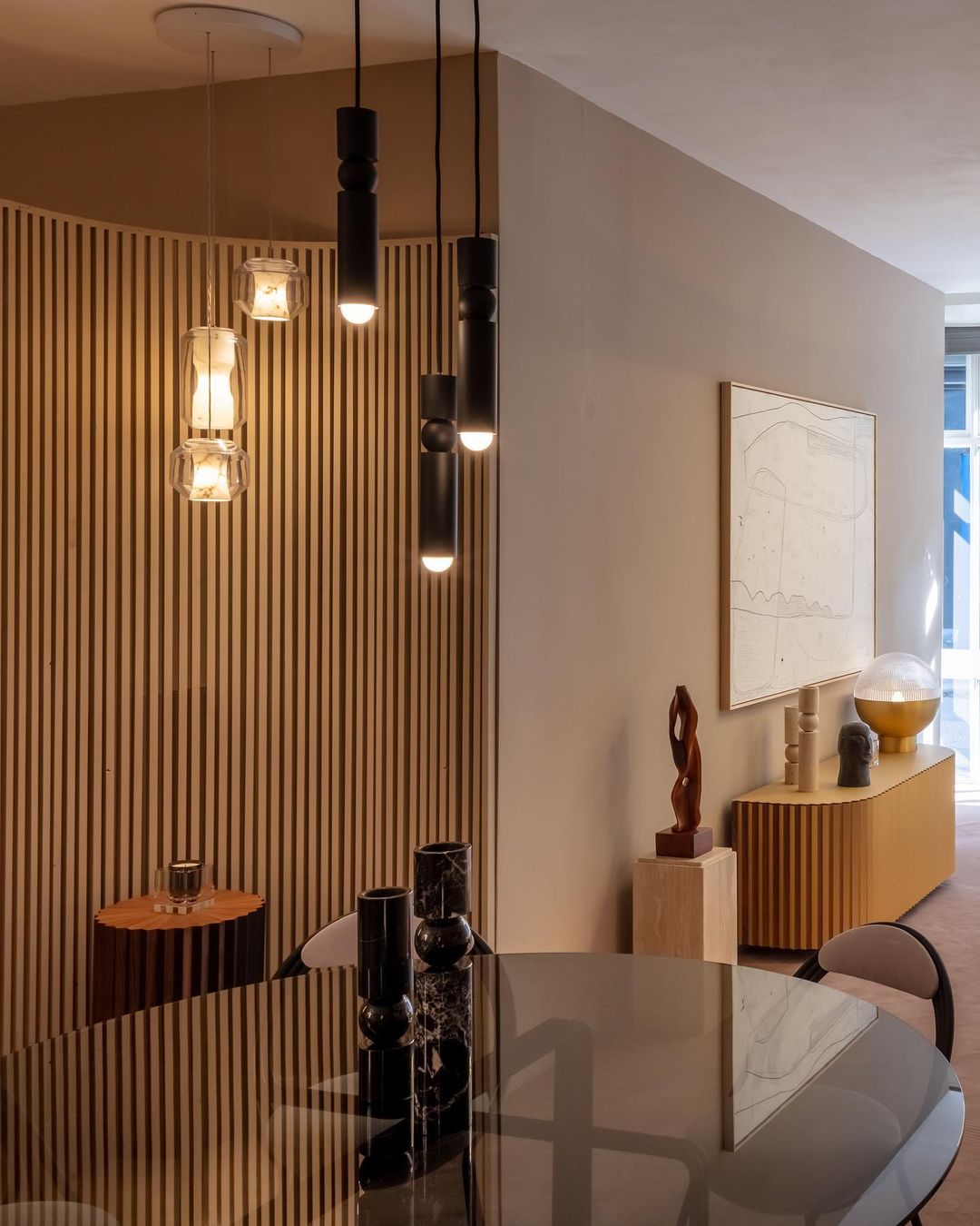 Glass Alabaster Pendant Lamp, view 35