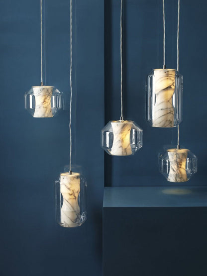 Glass Alabaster Pendant Lamp, view 37