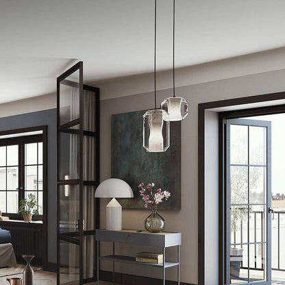 Glass Alabaster Pendant Lamp, view 7