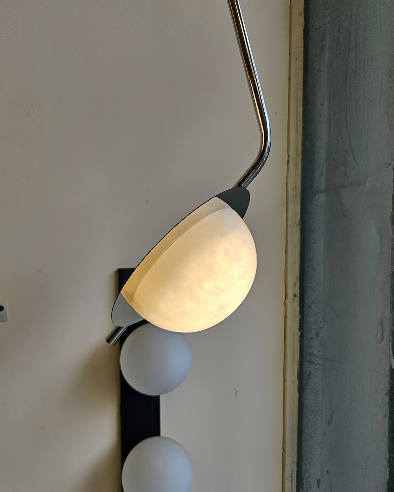 Chic Luminance Alabaster Pendant Light, view 11