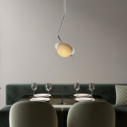 Chic Luminance Alabaster Pendant Light, view 4