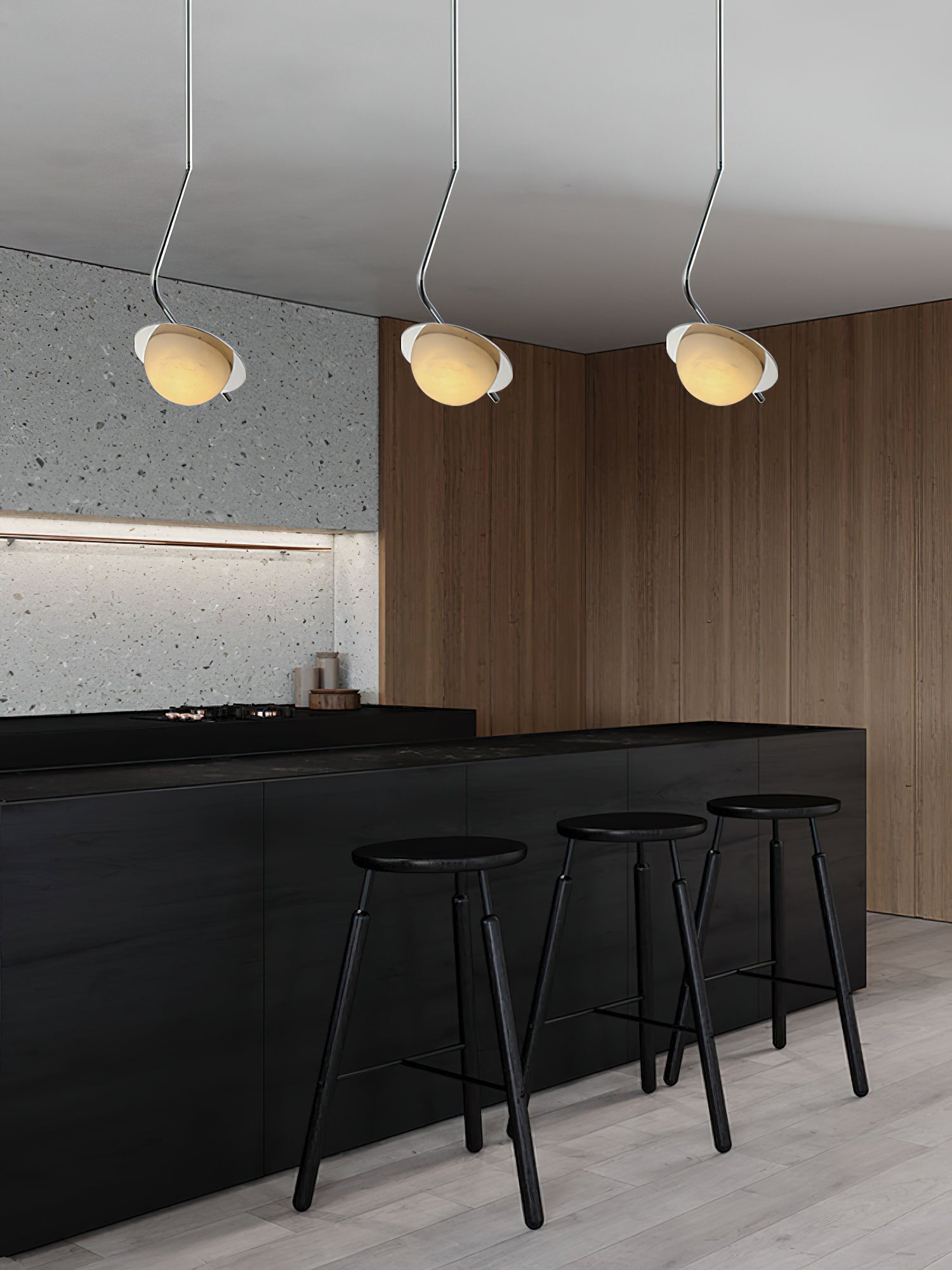 Chic Luminance Alabaster Pendant Light, view 5