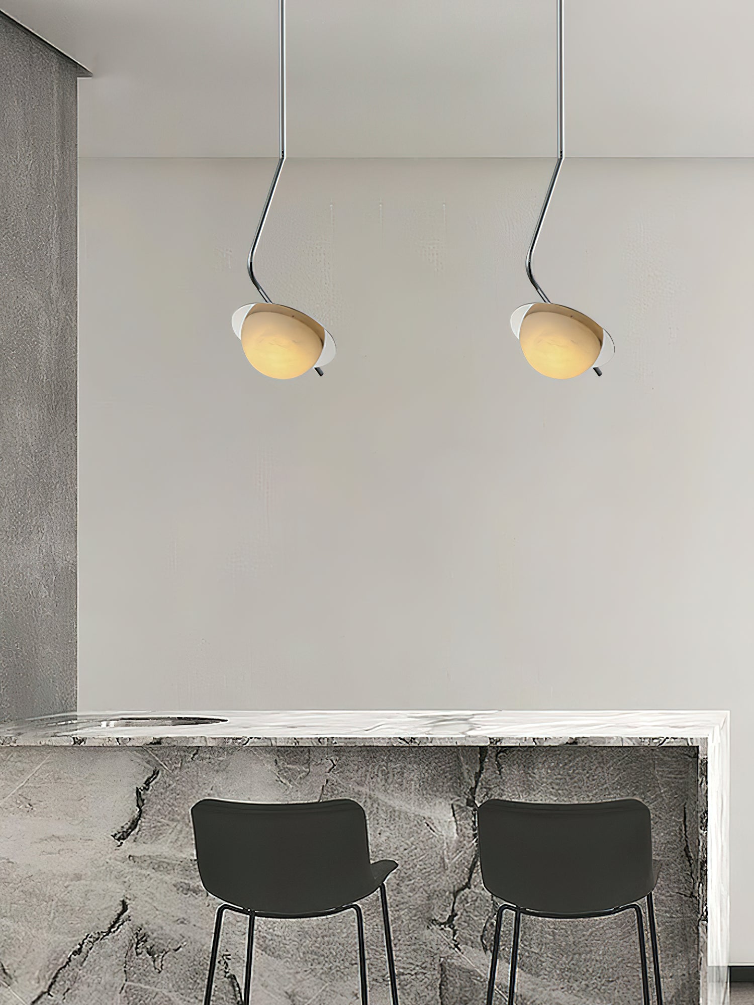 Chic Luminance Alabaster Pendant Light, view 8