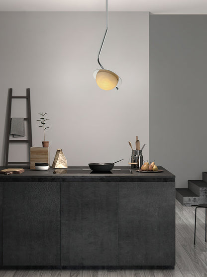 Chic Luminance Alabaster Pendant Light, view 9