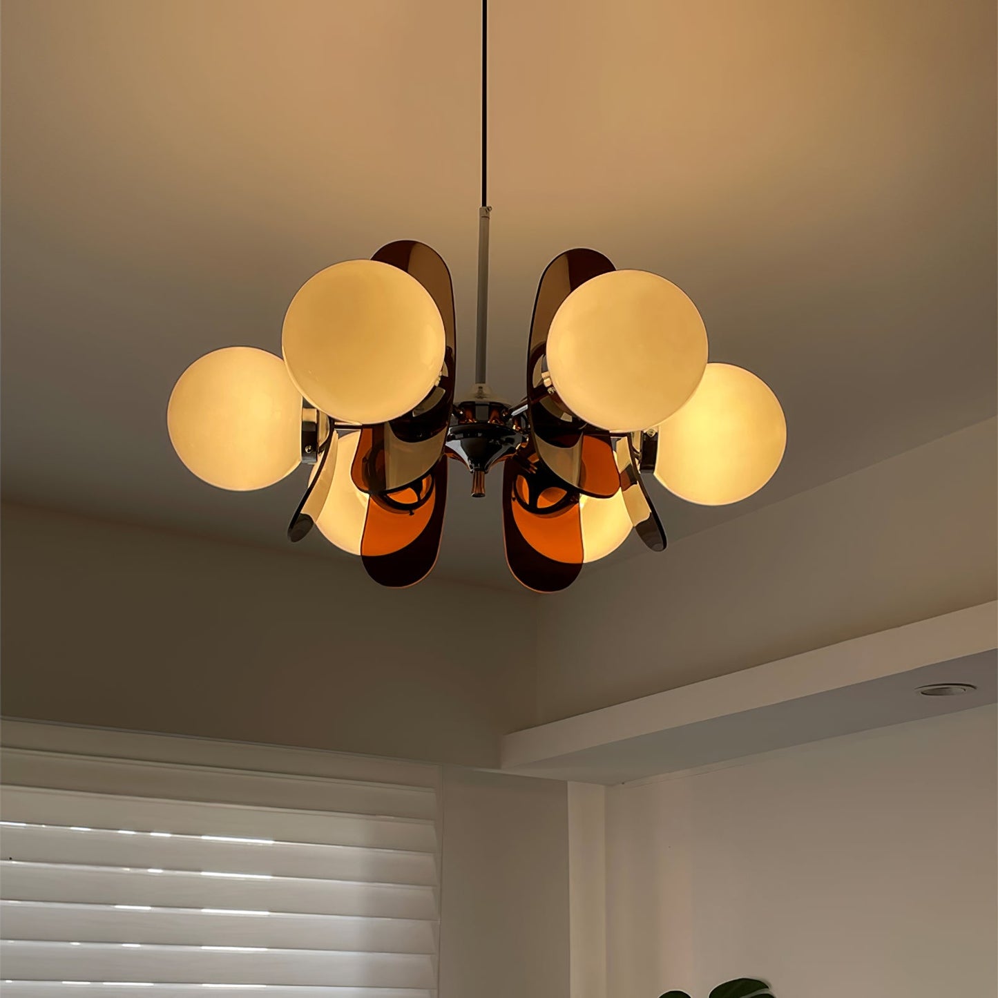 Coloured Sputnik Chandelier – Dimmable, view 17