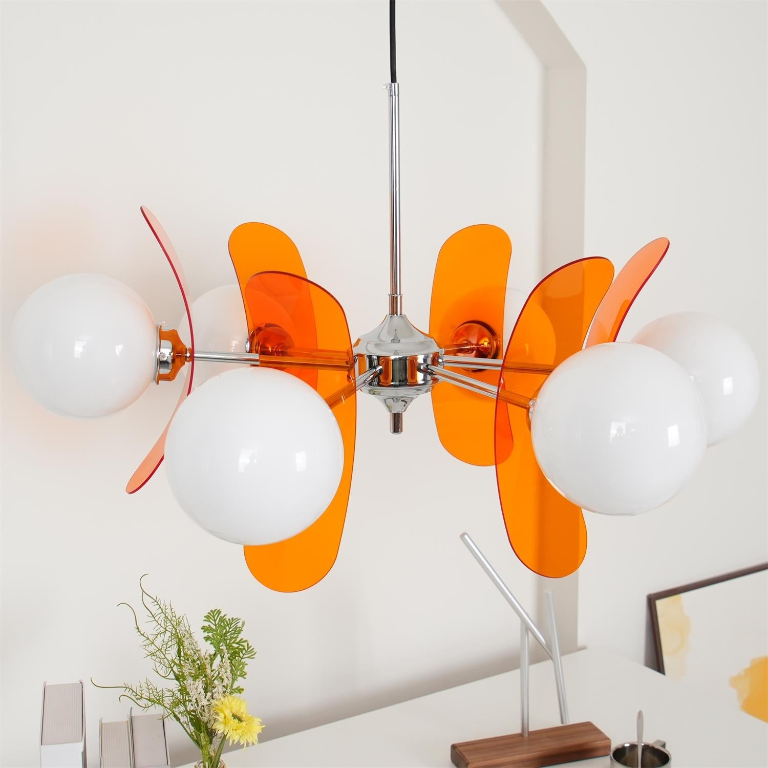 Coloured Sputnik Chandelier – Dimmable, view 8