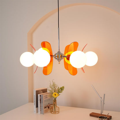 Coloured Sputnik Chandelier – Dimmable, view 4