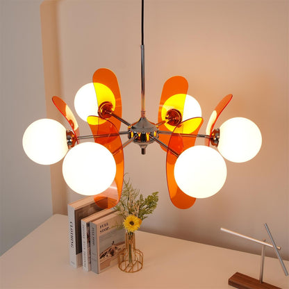 Coloured Sputnik Chandelier – Dimmable, view 9