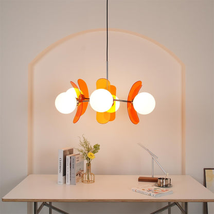 Coloured Sputnik Chandelier – Dimmable, view 13