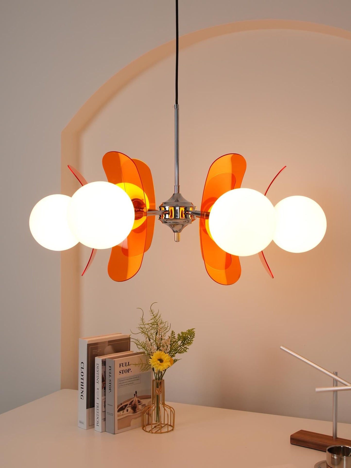 Coloured Sputnik Chandelier – Dimmable, view 15