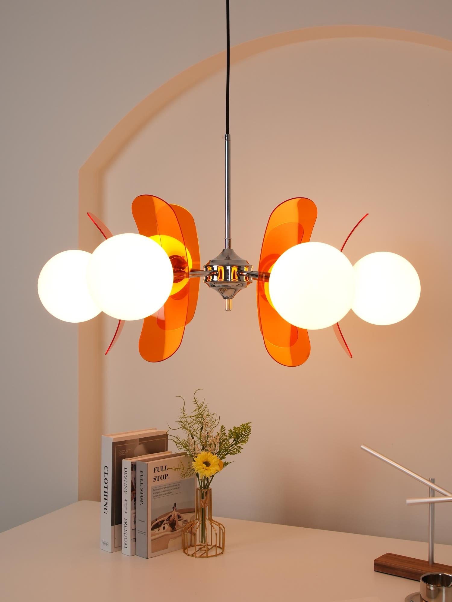 Coloured Sputnik Chandelier – Dimmable, view 15
