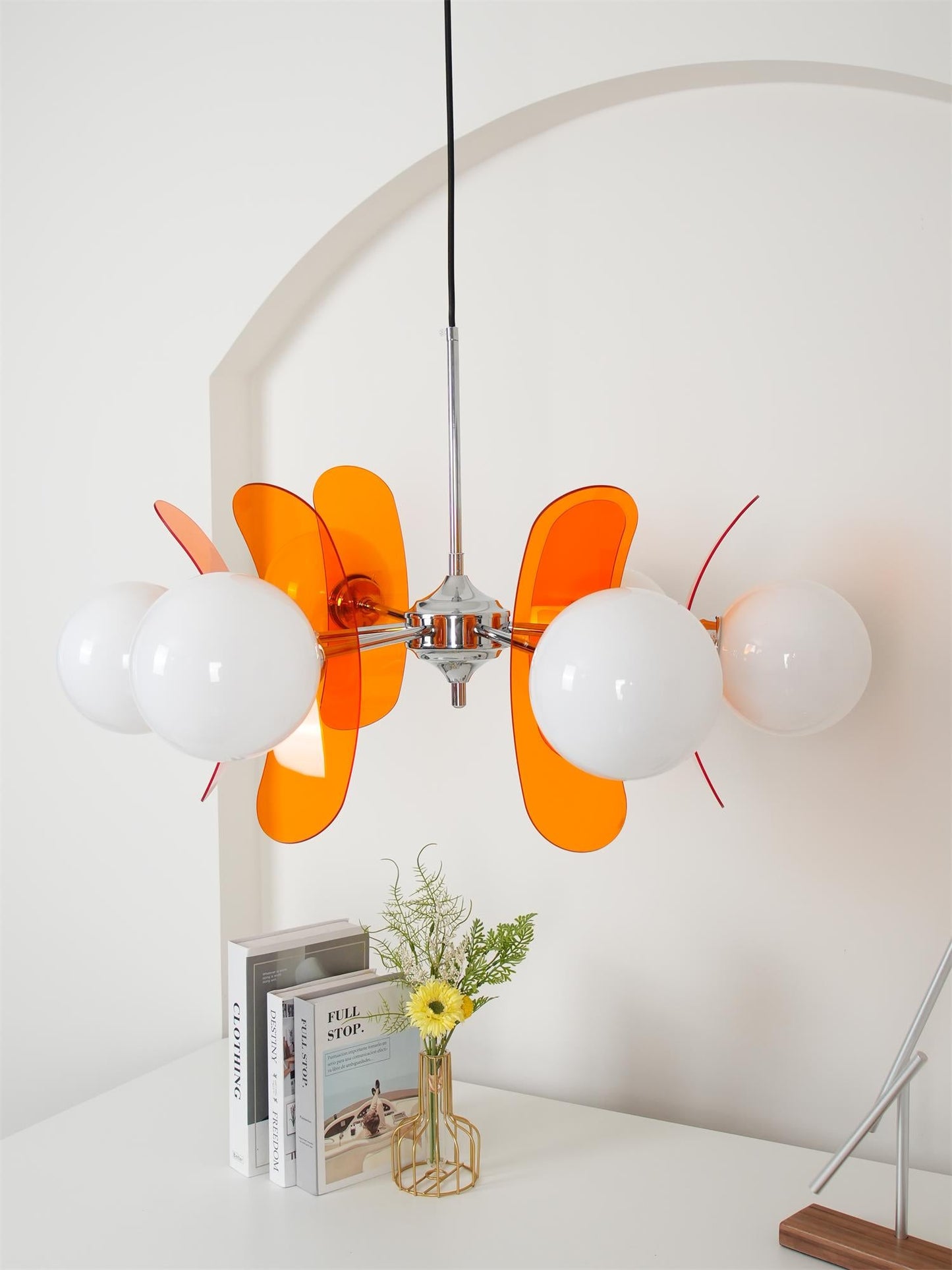 Coloured Sputnik Chandelier – Dimmable, view 16