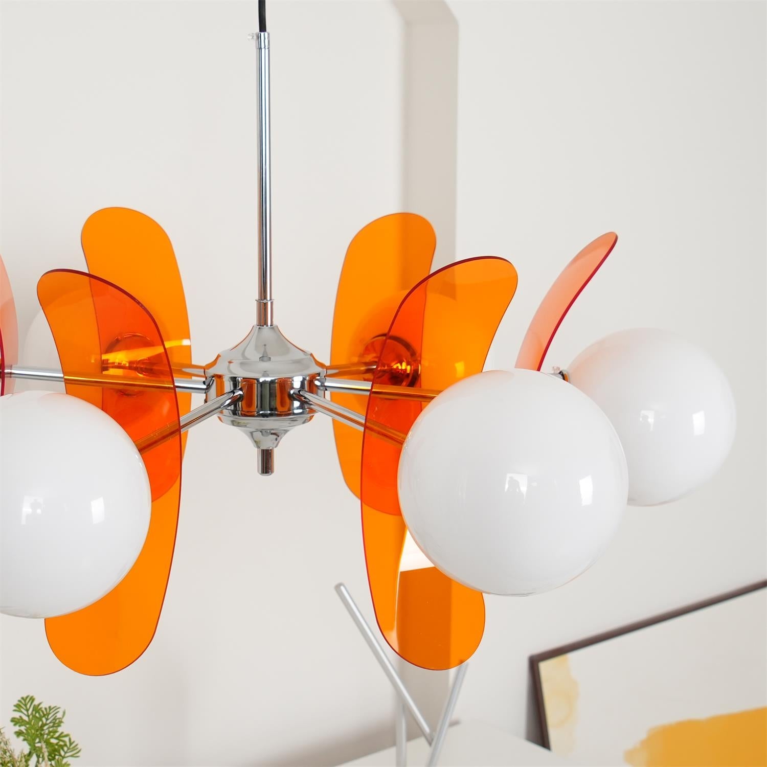 Coloured Sputnik Chandelier – Dimmable, view 37