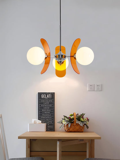 Coloured Sputnik Chandelier – Dimmable, view 19