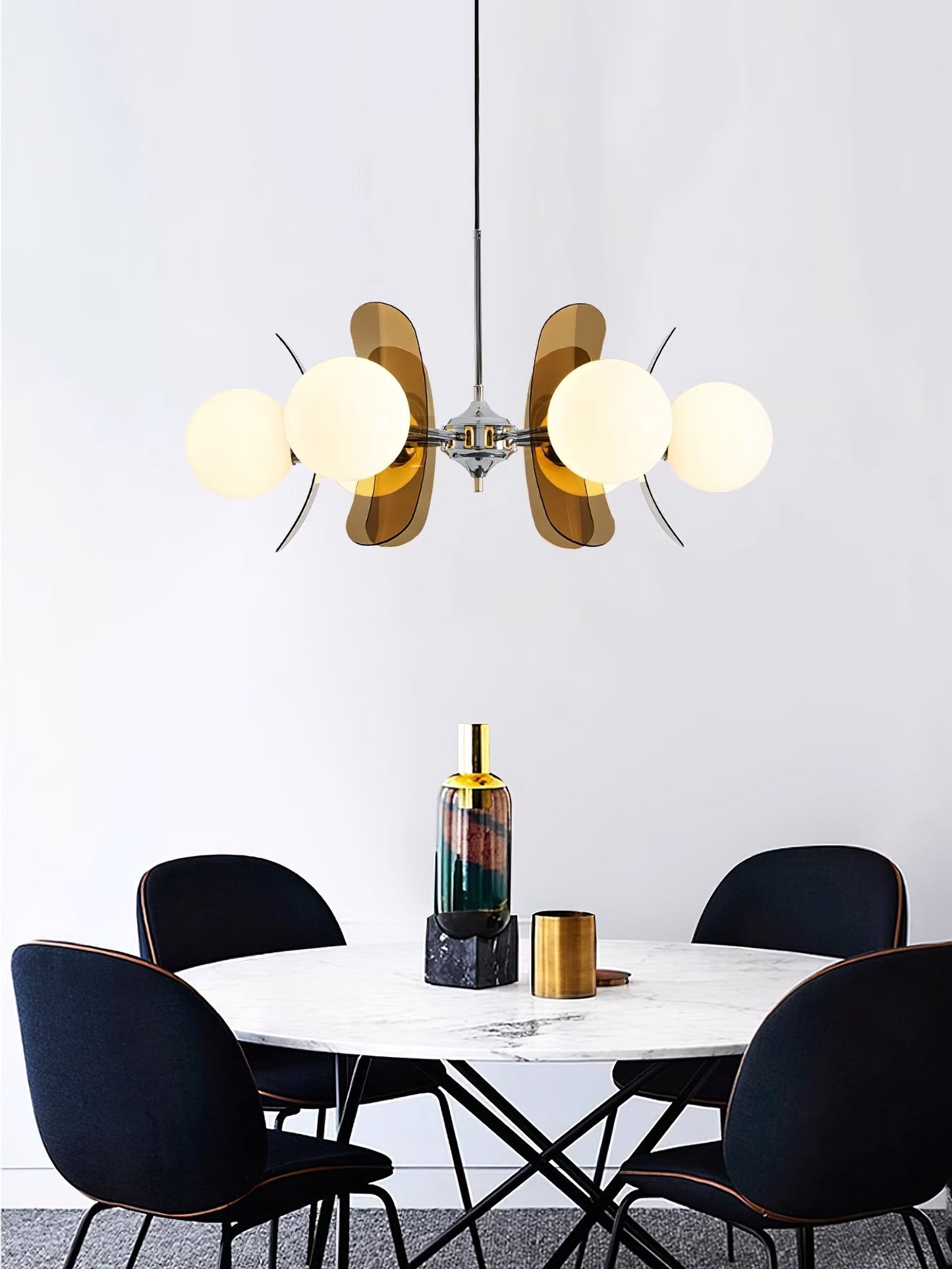 Coloured Sputnik Chandelier – Dimmable, view 21
