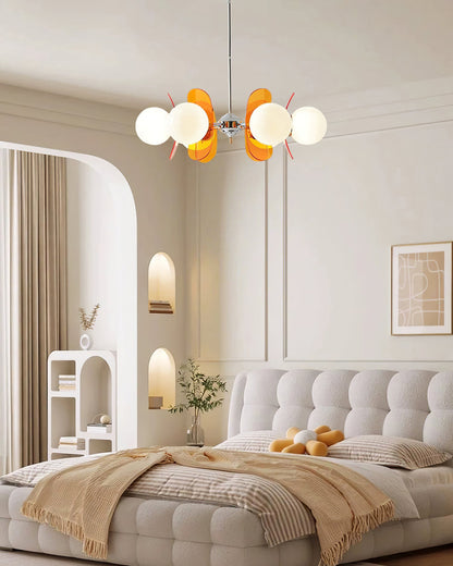 Coloured Sputnik Chandelier – Dimmable, view 29