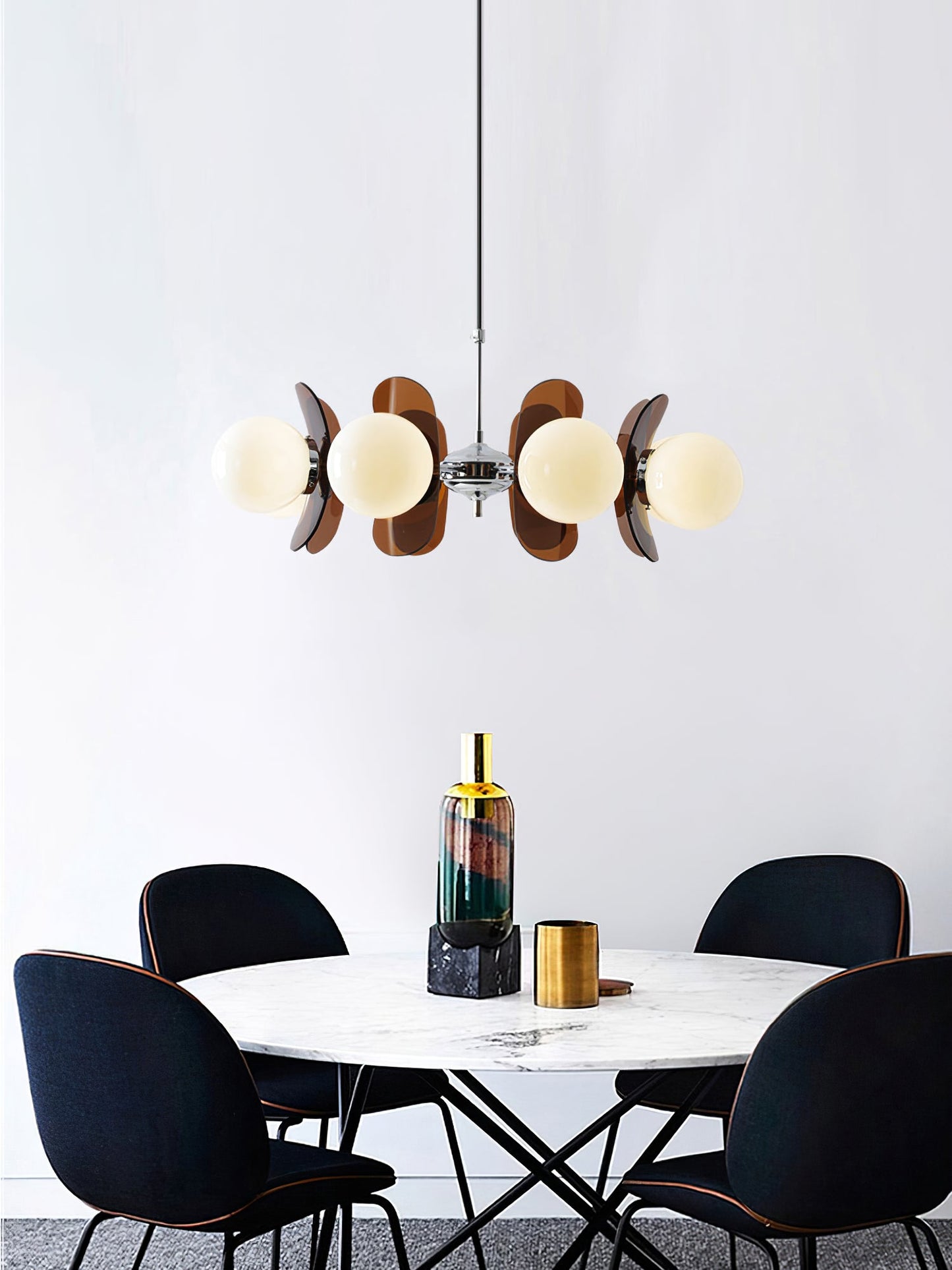 Coloured Sputnik Chandelier – Dimmable, view 30