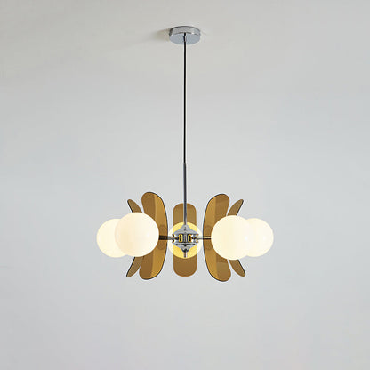 Coloured Sputnik Chandelier – Dimmable, detail