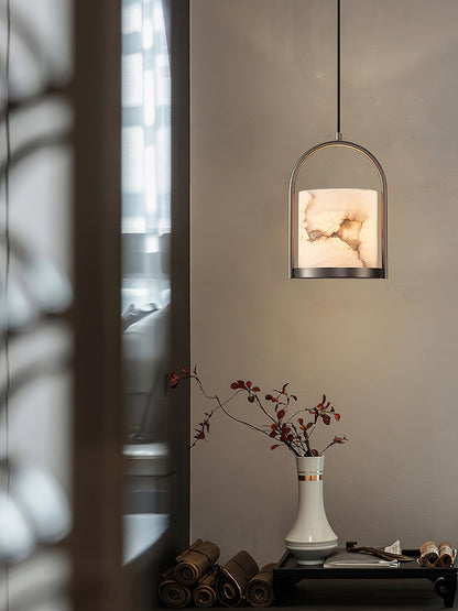 Cortland Alabaster Pendant Light, view 4
