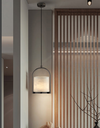 Cortland Alabaster Pendant Light, view 7
