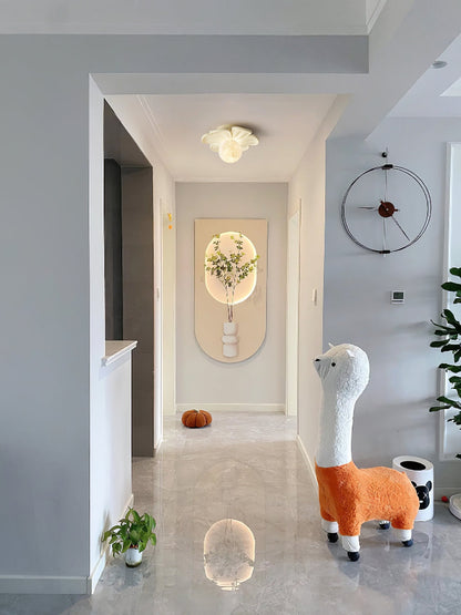 Cream Bloom Flower Ceiling Lamp, view 11