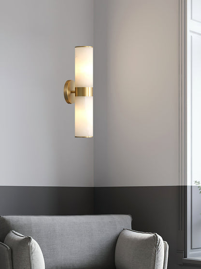 Crestmoor Vanity Alabaster Sconce, view 12