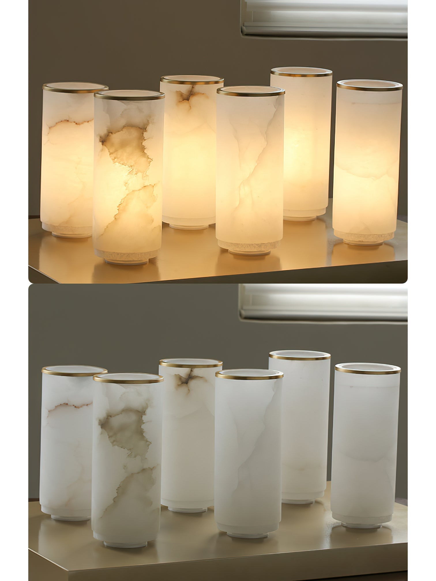Crestmoor Vanity Alabaster Sconce, view 15