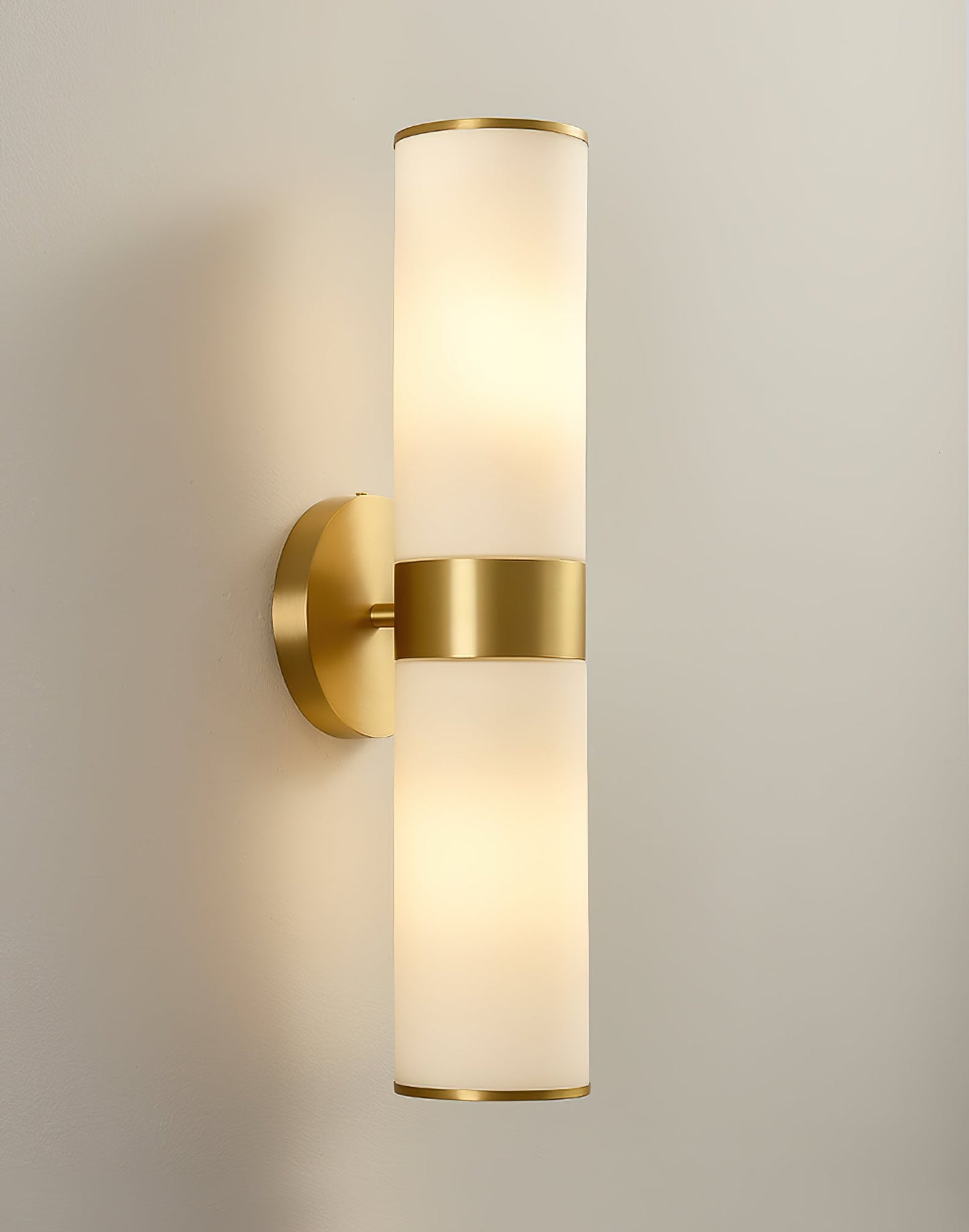 Crestmoor Vanity Alabaster Sconce, view 17
