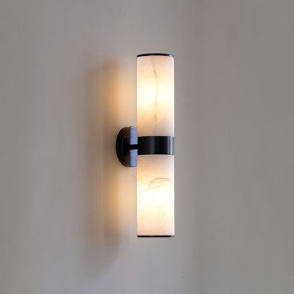 Crestmoor Vanity Alabaster Sconce, alternate view