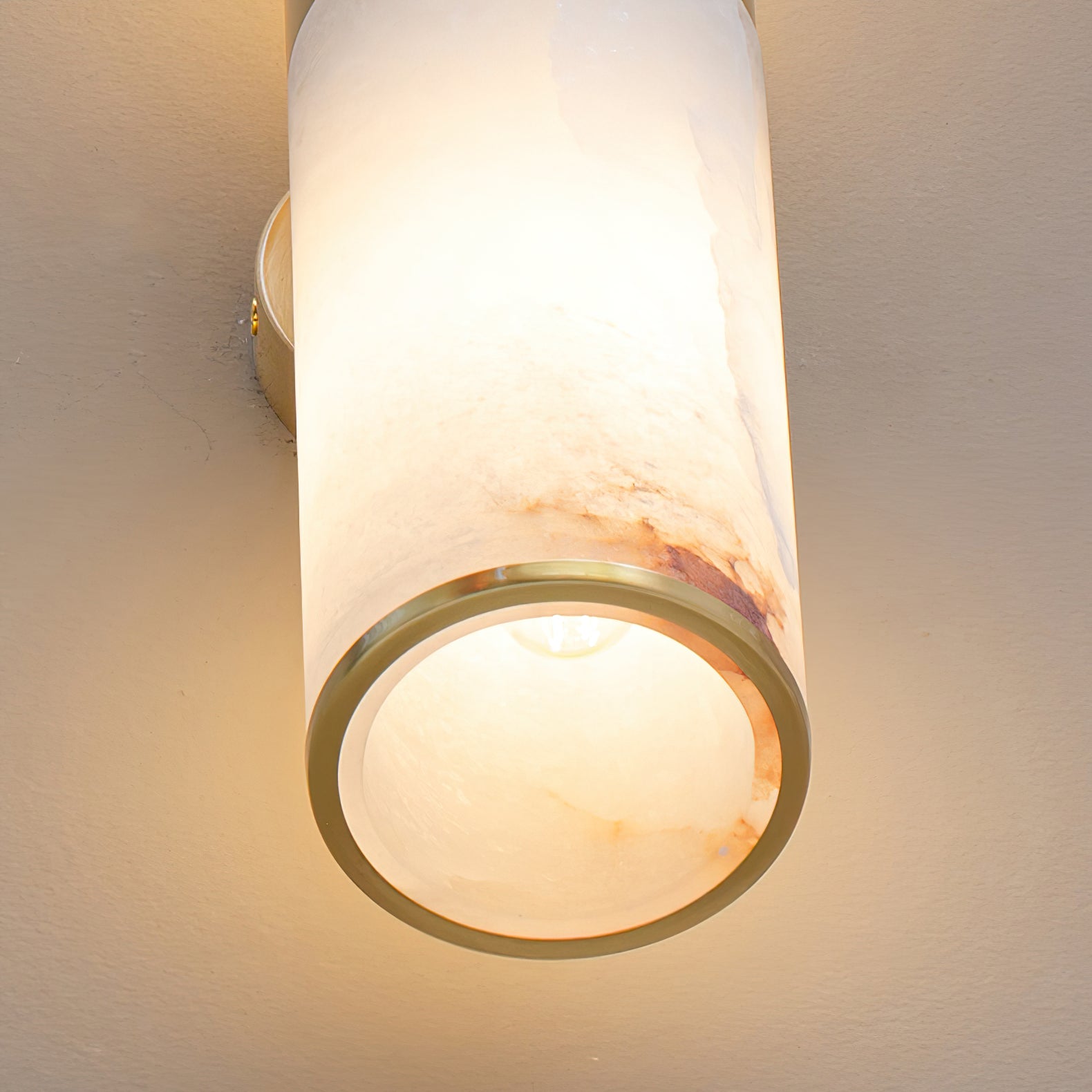 Crestmoor Vanity Alabaster Sconce, view 28