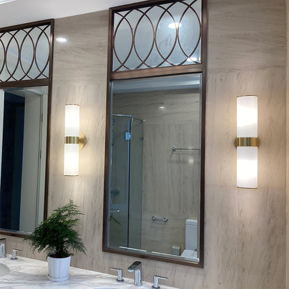 Crestmoor Vanity Alabaster Sconce, view 4